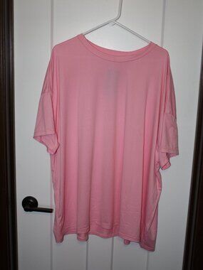 Misfit, Plus Size 3X, Pink, short sleeved Tee-shirt NWT
